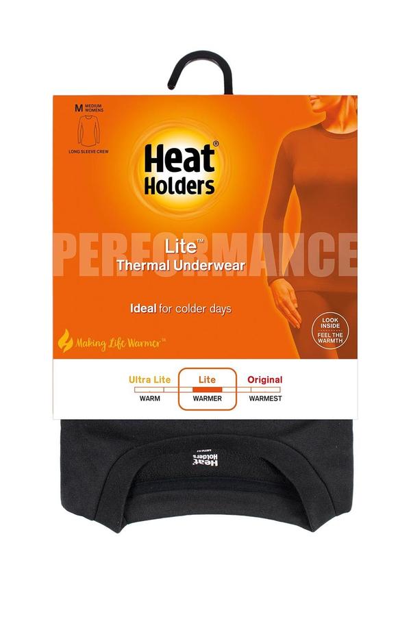 HEAT HOLDERS LITE™ Black Base Layer Tops-Womens