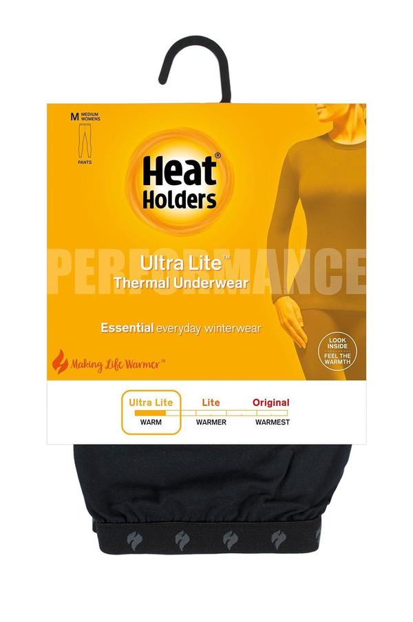 HEAT HOLDERS ULTRA LITE™ Black Base Layer Bottoms-Womens